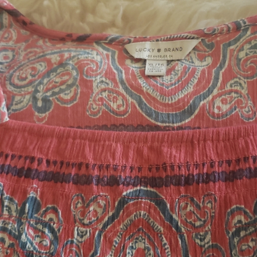 Womens Lucky brand blouse size XL